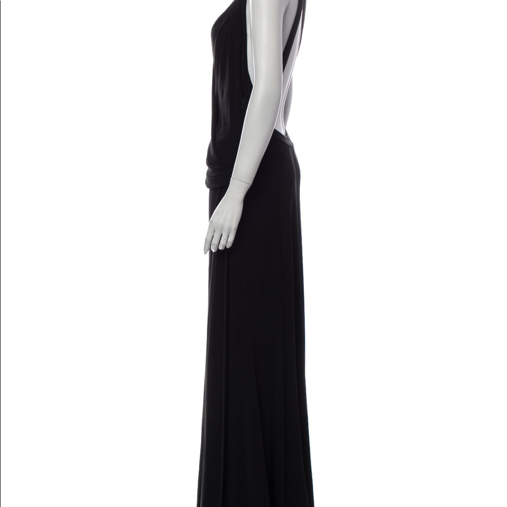 issa silk black dress - Picture 2 of 4